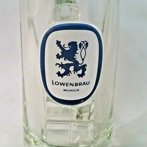 Lowenbrau Munich Glass Beer Mug/Stein